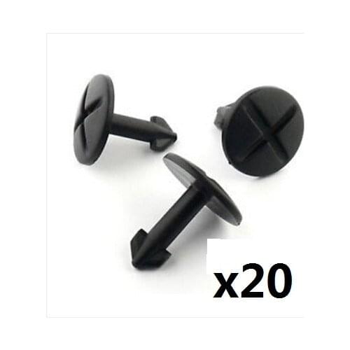 20x For Audi Plastic Twist Bolt Clip Pin- Engine Undertray Splashshield Arch Lining