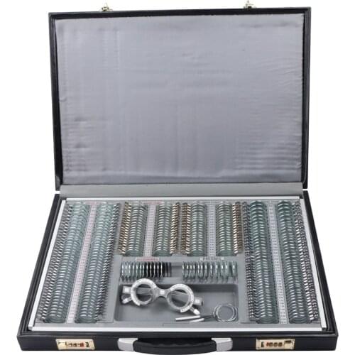 266 pcs Optical Trial Lens Set Metal Rim Leather Case + Free Trial Frame Gift