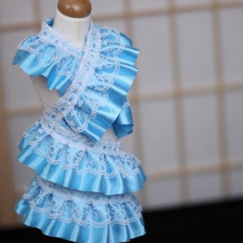 41Yards Pink Lake Blue Green Gold Ruffle Lace Edge Trim Shiny Satin Pleated Ribbon Fabric Hem For DIY Crafts Baby Dress Bouquet