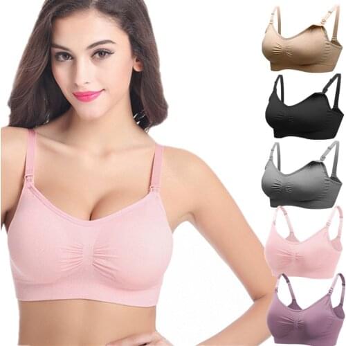 5 Colors Maternity Nursing Cotton Bra for Breastfeeding Underwear Wirefree Breast Emzirme Sutyeni Brand Top Prevent Sagging Bras