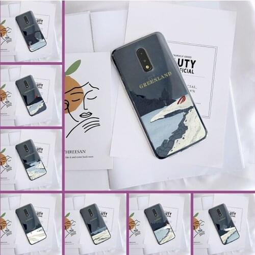Art Mountain Aesthetic Phone Case For One Plus 3 3T 5 5T 6 6T 7 7 Pro Silicone Back Cover For OnePlus 7 7 Pro 6 6T 5 5T 3 3T