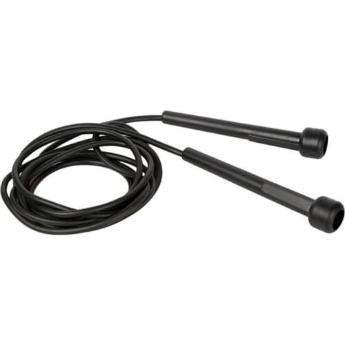 Black 2.6m 9ft Plastic Handle Speed Skipping Jump Rope Boxing Exercise Jumping Jump Rope Speed Skipping Crossfit Workout Gym