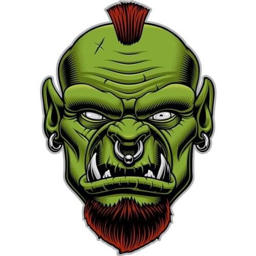 Cyclops unique hairstyle car motorcycle stickers decals #705