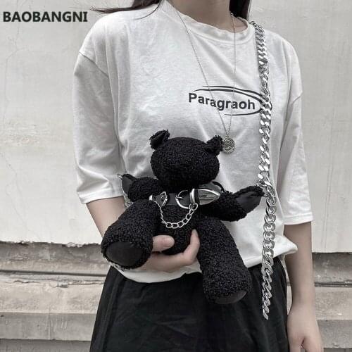 Designer Hand Bags Women Small Handbags Female Chain Wool Shoulder Crossbody Bag Ladies Purse New