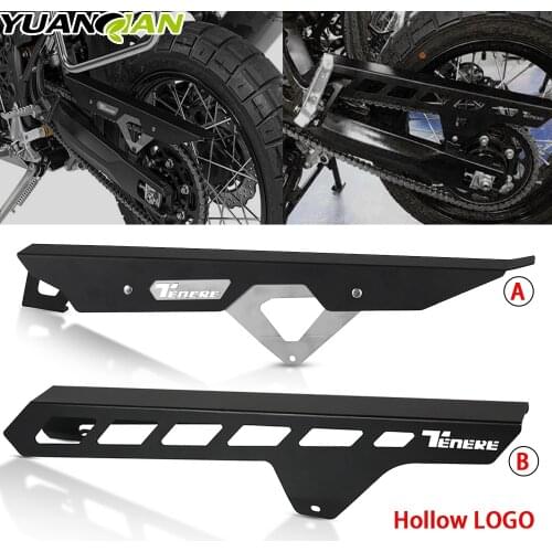 For YAMAHA TENERE700 TENERE 700 Rally T7 2019 2020 2021 New Motorcycle Aluminum Chain Guard Belt Extension Guard Cover Protector