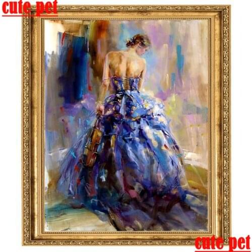Dancer painting diy woman 5d diamond painting Diamond Embroidery decoration Diamond Embroidery Cross Stitch Mosaic No Frame