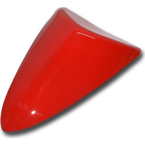 Red Motorcycle Rear Tail Pillion Passenger Hard Seat Cover Cowl Fairing Seat for Kawasaki Ninja ZX-6R zx6r 636 2007 2008 07 08