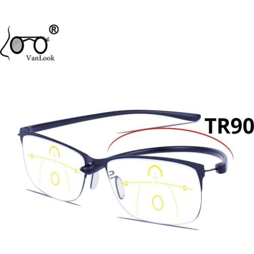Multifocal Progressive Reading Glasses Computer for Reader Men Sight Clear Eyeglasses Women +1.0 1.5 2.0 2.5 3.0 3.5 4.0