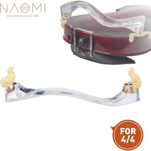 NAOMI Crystal Shoulder Rest 3/4 4/4 Crystal Violin Shoulder Rest For 4/4 3/4 Violin Parts & Accessories NEW