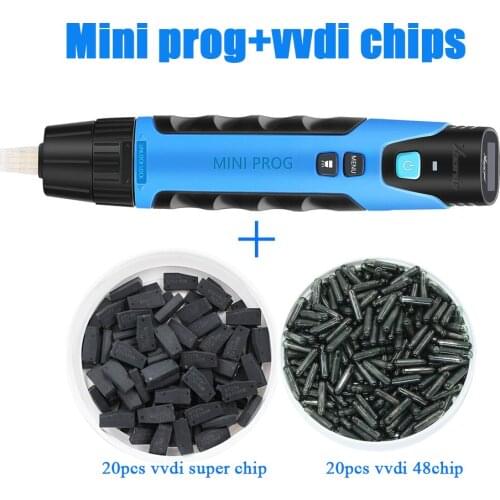 In Stock) Xhorse VVDI MINI Prog Powerful Chip Programmer Work on Xhorse APP Solder-free Programming with chips