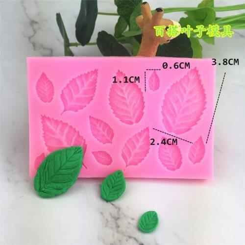 ChristmasTree Leaves / Rose Leaves Silicone Mold / DIY Chocolate Tools / Cookies Mold /Fondant Cake Mold