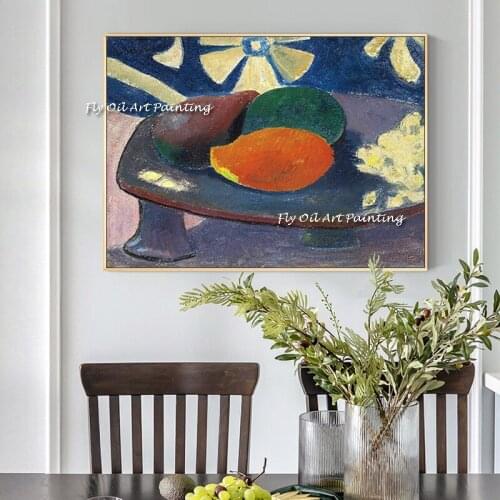 Handmade Oil Painting Reproduction on Linen canvas,a L'esquisse de Delacroix by paul gauguin Home Decor Oil Painting Artwork