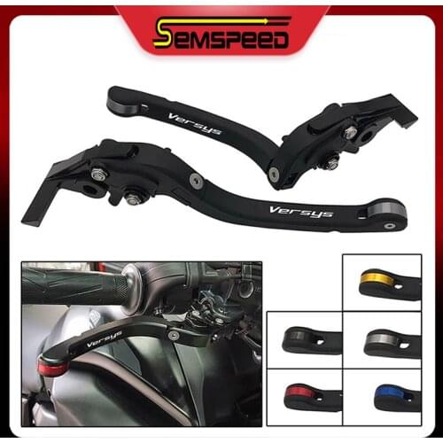 SEMSPEED CNC Aluminum Adjustable Handle Motorcycle Brake and Clutch Levers For Kawasaki VERSYS 650 cc Versys 6550 2009-2014