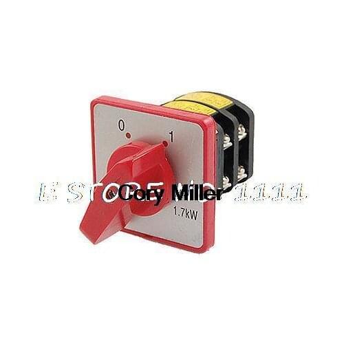 On-off Position Red Rotary Handle Universal Cam Switch