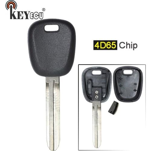 KEYECU 4D65 Chip Replacement Transponder Key Blank Fob for Suzuki Liana 2001 2002 2003 2004 2005