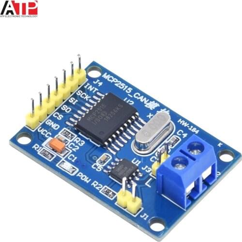 1PCS Great IT MCP2515 CAN Bus Module TJA1050 receiver SPI For 51 MCU ARM controller