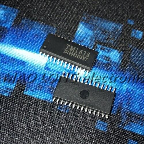10PCS/LOT TM1638 SOP28 1638 smd Led digital tube driver chip In Stock Brand new original