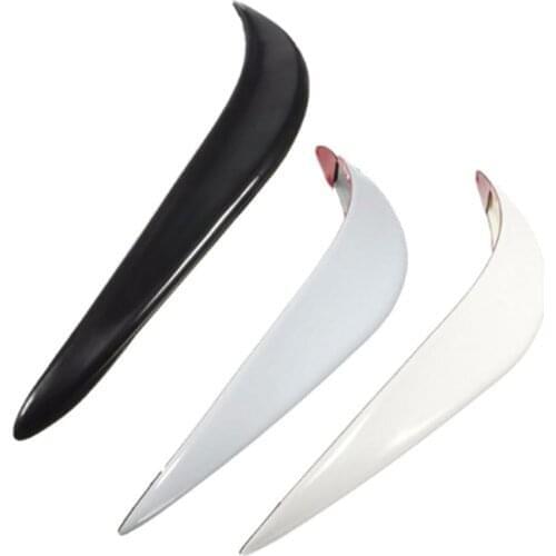 2Pcs Auto Car Front Rear Bumper Corner Guard Cover Strip Anti-Scratch Protector