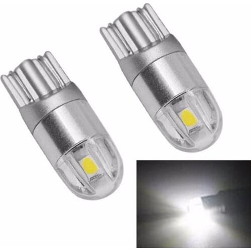 4pcs/set T10 W5W 168 3030 2LED 6W Car Interior Width Reading Light Lamp White