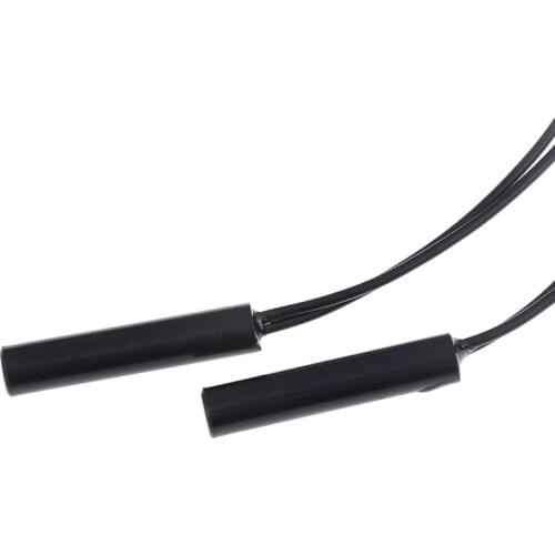 Free Shipping! 2pcs Cylindrical Plastic Mounted Reed Proximity Switch Magnetic Sensor Normal Open 34cm
