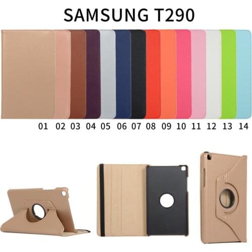 360 Degree Rotating PU Leather Shell Funda Capa Case Cover For Samsung Galaxy Tab A 8.0 2019 SM-T290 T295 T297 8.0" Tablet Coque