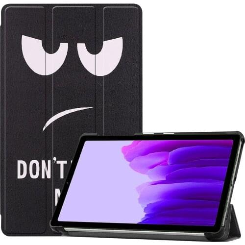 Cartoon Desgin Tri-folding Folio Stand Cover for Samsung Galaxy Tab A7 Lite 8.7 T220 T225 Tablet PU Leather Case