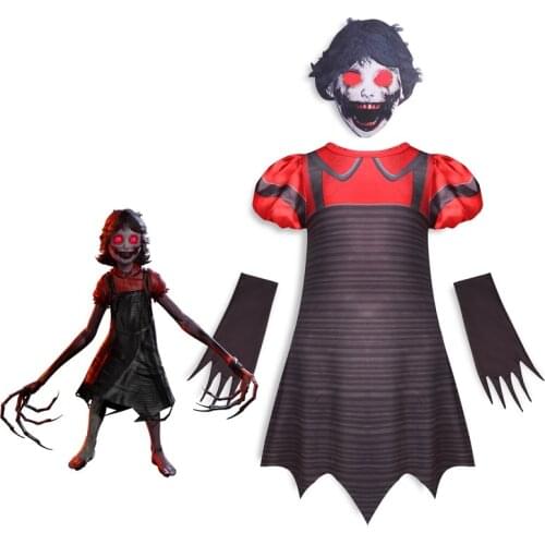 Gothic Vampiress Cosplay Girls Vampire Costume Kids Girl Collection Halloween Christmas Purim Party Fancy Dress