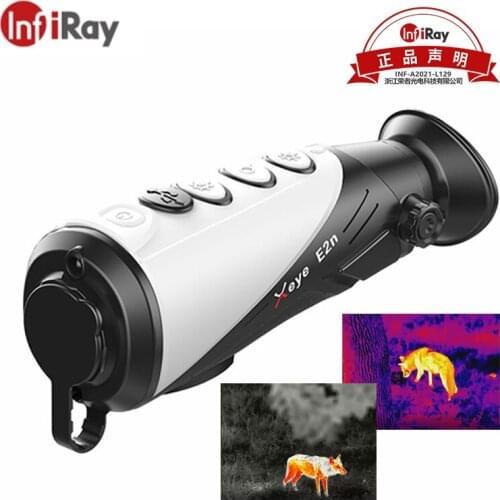 InfiRay Eye Series V2, E2n Thermal Imagery, Sky-Bird Image Mode Laser Aim 13mm Lens Thermal Vision Monocular for Outdoor Hunting