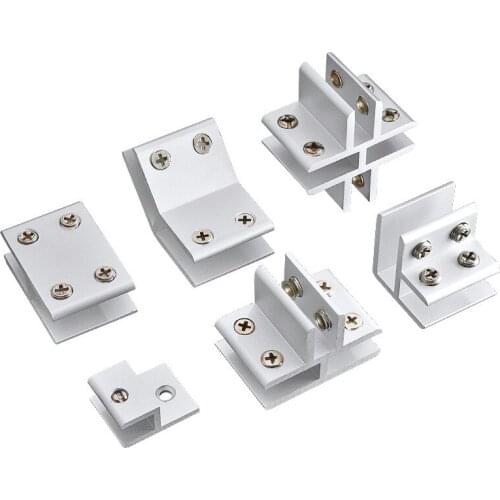 Glass Clip Combination Fixing Clip Display Frame Connector Fastening Clip Partition Support Cross Clip