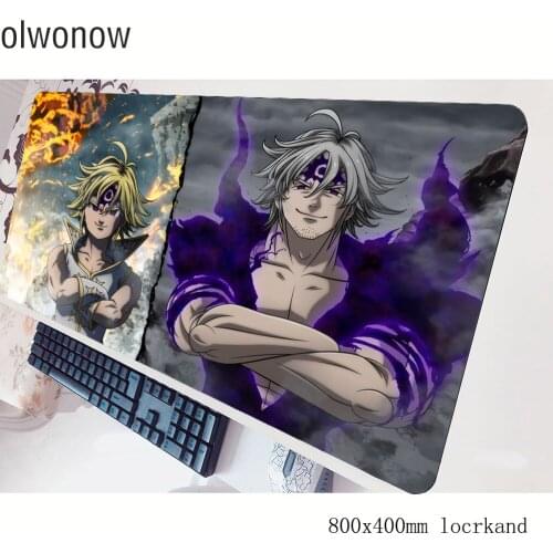 Nanatsu no taizai mouse pad gamer 80x40cm gaming mousepad Personality notbook desk mat laptop padmouse games gamer mats gamepad