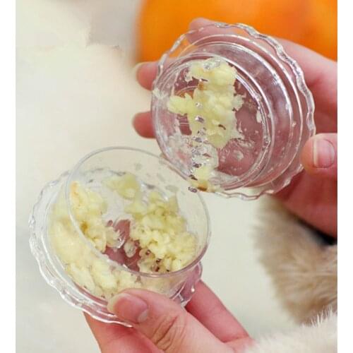 Garlic Twister Kitchen Garlic Press Crusher Grater Plastic Box Twist Peeler Ginger Herb Mincer Grinder Easy Clean Kitchen Tool