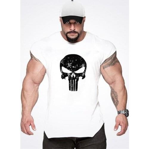 Gym Muscle Cotton Workout Vest Tank Tops Men Sleeveless Tanktops for Boys Bodybuilding Clothing Undershirt Fitness Stringer