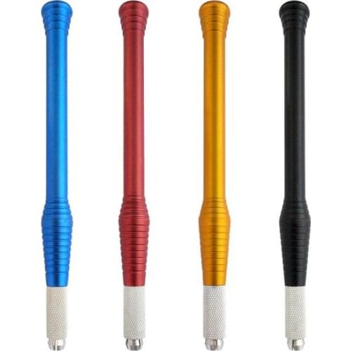 New Tattooing Pen Microblading Pen Tattoo Machine Tebori Permanent Makeup Eyebrow Tattoo Manual Pen Needle Blade Slot