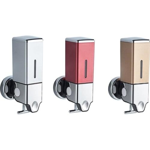 Single 500ml Soap Dispenser Wall-mount Shower Bath Shampoo Dispenser Liquid Soap Container Bathroom Accessories Hand Sanitizer