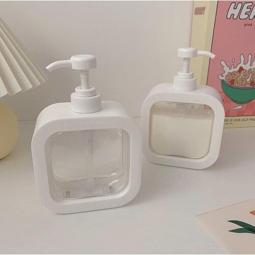 500ML Portable Extrusion Bottling Travel Cosmetics Bottles Refillable Bottle Empty Container Skincare Shower Gel Shampoo Tools