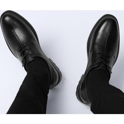 Casual Leather Man Shoe Men Casual Flat Shoes Mens Sneakers Mens Boots Black Leather Causal For Hot Fashion 2020 Leisure