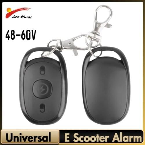 48V-60V Remote Control Electric Scooter Alarm Security System Waterproof Dustproof Dual Switch E Scooter Accessories Universal