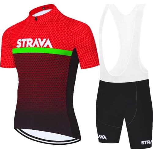 Cycling jersey 2021 ProTeam strava cycling clothing ​​short sleeve cycling jersey set Team Cycling Clothing Summer bike shirt