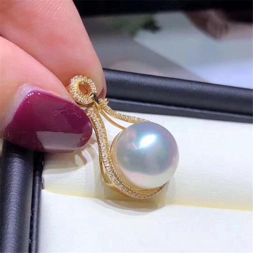 S925 Sterling Silver Screw Eye Pin Bail Top Drilled Beads End Cap For DIY Pearl Charm Pendant Connectors Jewelry Making