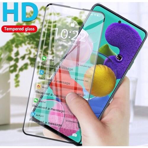 Full Cover Tempered Glass on For Samsung Galaxy A51 A71 A20S A10S A10 A20 S A20E Toughened Screen Protector Anti-scratch Glass