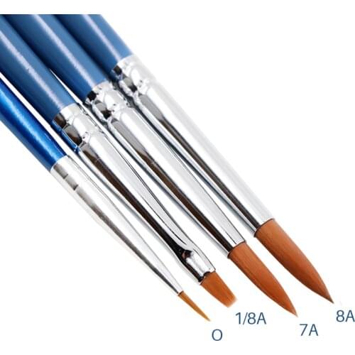 1pc 4 sizes Dental Ceramic Porcelain Brush Glaze Resin Pen Dentist Tools Teeth Brush Dental Lab Equipment