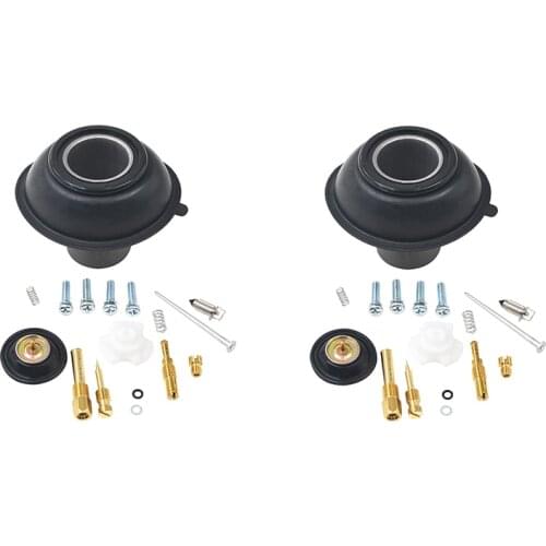 2Sets Motorcycle Parts Carburetor Rebuild Repair Kit For Honda VLX600 Steed Shade VT600 NV400 VLX400 Shadow600 BROS400 NC26 NC34