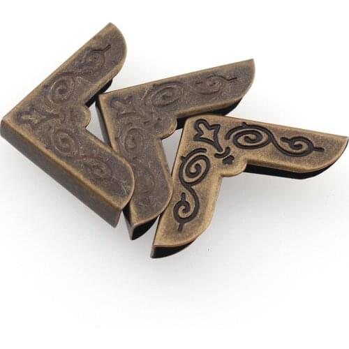 20pcs Metal Corner protector scrapbook 20*20*5mm Antique bronze for Books Album Folders Menus Notebook DIY Crafts Decor