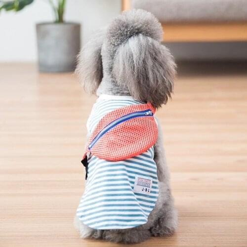 2020 New Dog Clothes Summer Pet Clothing For Dogs Vest Shirt Stripe Dog Clothing Puppy Pet Clothes For Dogs Costume Pets Outfits