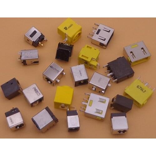 21Models,21pcs Laptop Notebook charging port power DC Jack Socket connector Pad and MID for Lenovo acer asus HP dell Toshiba IBM