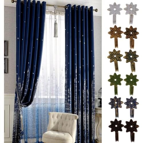 2x Retro Window Blind Hold Back Hook Accessories Curtain Holder Net Curtain Clip