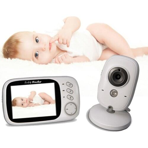 Nanny video 2.4GHz 3.2inch LCD Display Wireless Baby Monitor Video with Night Vision Baby Phone Audio Monitor Electronic Nanny