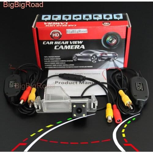 BigBigRoad Car Intelligent Dynamic Track Rear View Backup Reversing Camera For Hyundai Elantra GT Touring Veloster i10 i20 i30