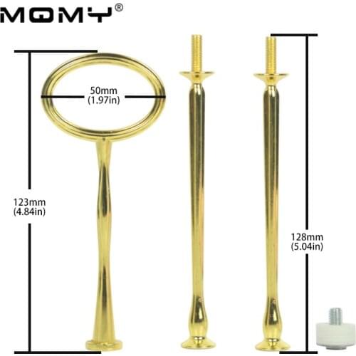 Golden Dessert Display Wedding Tiered Cake Stand Hardware and fittings