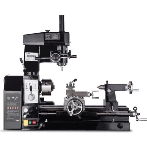 Home Small Lathe Multifunction Desktop Turning Drilling And Milling Machine 220V Electric Metal Woodworking Bench Drill Tools